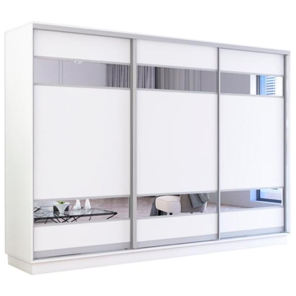 Dulap Mobildor-Lux Fox 330 x 60 x 210 / PAL / Alb photo 1