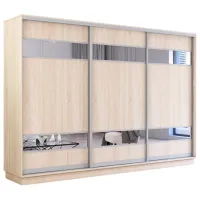 Шкаф Mobildor-Lux Fox 280 x 60см x 230 / ЛДСП / Дуб Сонома