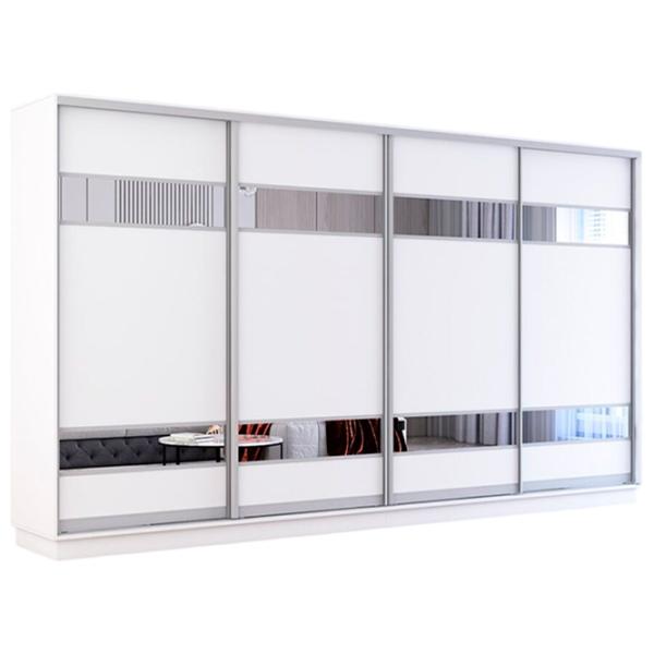 Dulap Mobildor-Lux Fox 390 x 60 x 240 / PAL / Alb photo 1