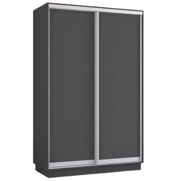 Шкаф Mobildor-Lux Fox 130 x 60см x 240 / ЛДСП / Antracit photo 1