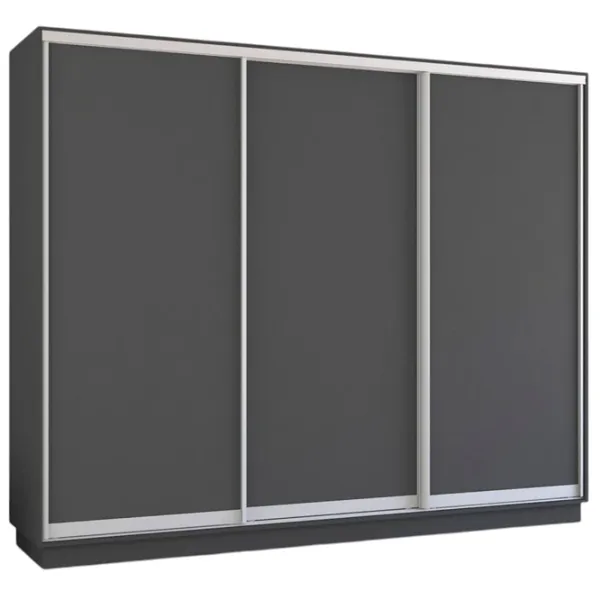 Шкаф Mobildor-Lux Fox 320 x 60см x 220 / ЛДСП / Антрацит photo 1