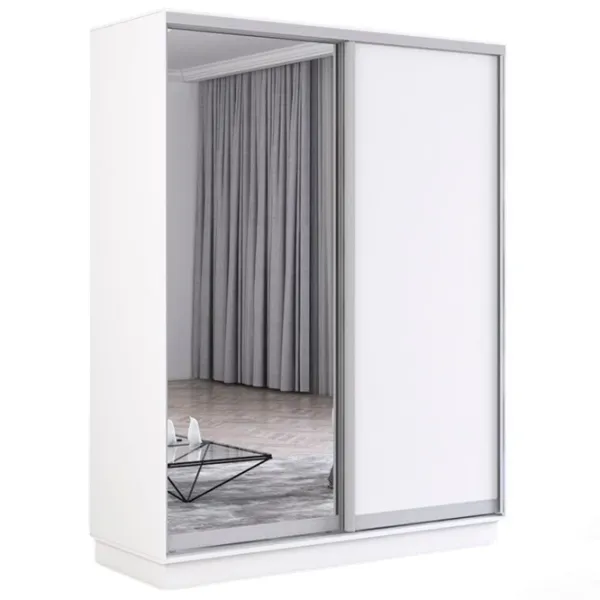 Dulap Mobildor-Lux Fox 160 x 60 x 210 / PAL / White photo 1