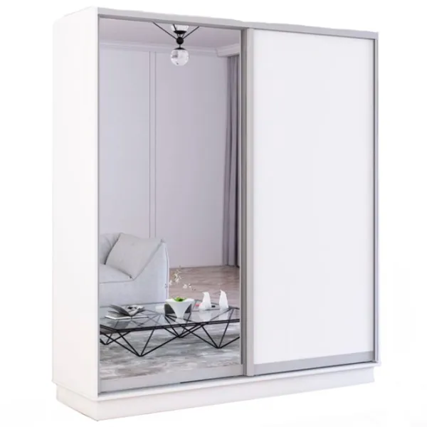Dulap Mobildor-Lux Fox 170 x 60 x 210 / PAL / White photo 1