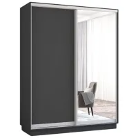 Шкаф Mobildor-Lux Fox 150 x 60см x 210 / ЛДСП / Antracit