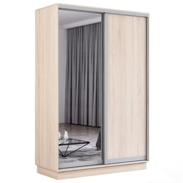 Dulap Mobildor-Lux Fox 140 x 60 x 200 / PAL / Sonoma photo 1