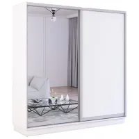 Шкаф Mobildor-Lux Fox 230 x 60см x 200 / ЛДСП / White