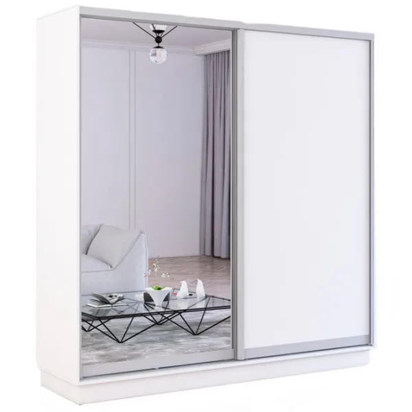 Dulap Mobildor-Lux Fox 210 x 60 x 240 / PAL / White photo 1