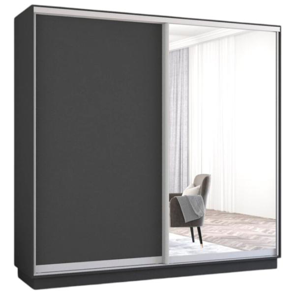 Шкаф Mobildor-Lux Fox 230 x 60см x 220 / ЛДСП / Antracit photo 1