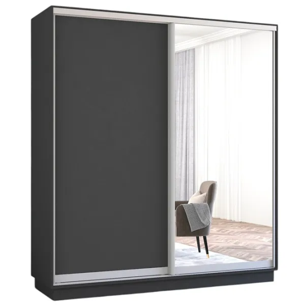 Dulap Mobildor-Lux Fox 190 x 60 x 240 / PAL / Antracit photo 1