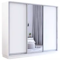 Dulap Mobildor-Lux Fox 240 x 60 x 210 / PAL / White