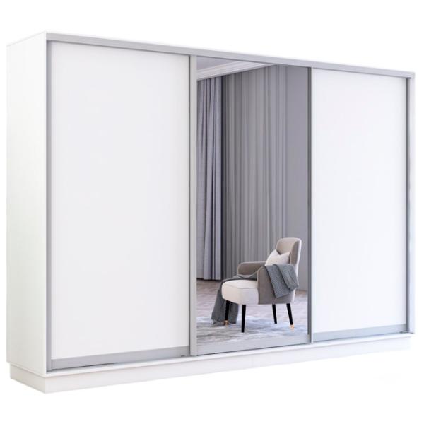 Шкаф Mobildor-Lux Fox 340 x 60см x 220 / ЛДСП / White photo 1