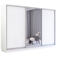 Шкаф Mobildor-Lux Fox 350 x 60см x 230 / ЛДСП / White