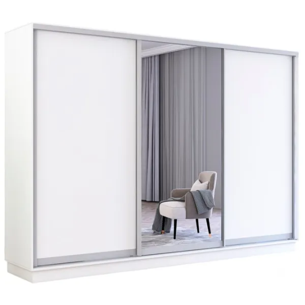 Dulap Mobildor-Lux Fox 360 x 60 x 230 / PAL / White photo 1