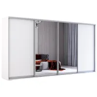 Dulap Mobildor-Lux Fox 370 x 60 x 220 / PAL / White