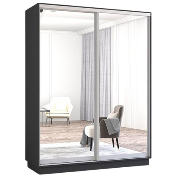 Шкаф Mobildor-Lux Fox 180 x 60см x 210 / ЛДСП / Antracit photo 1