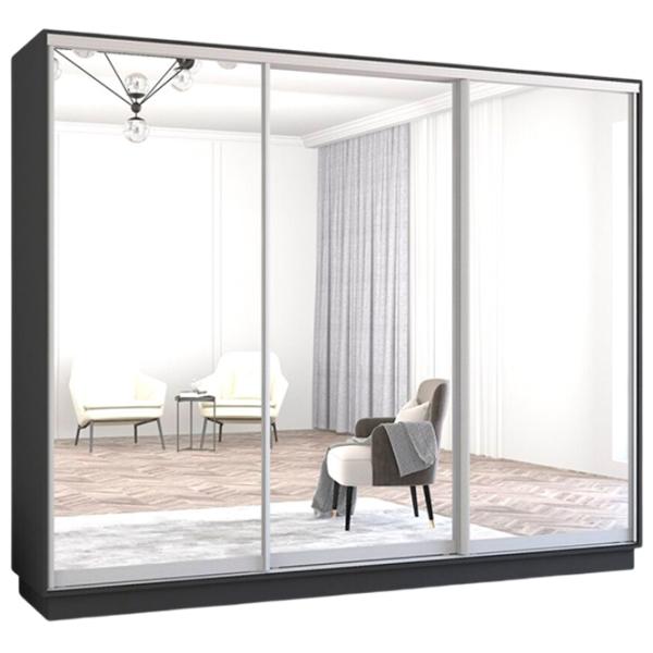 Шкаф Mobildor-Lux Fox 300 x 60см x 240 / ЛДСП / Antracit photo 1