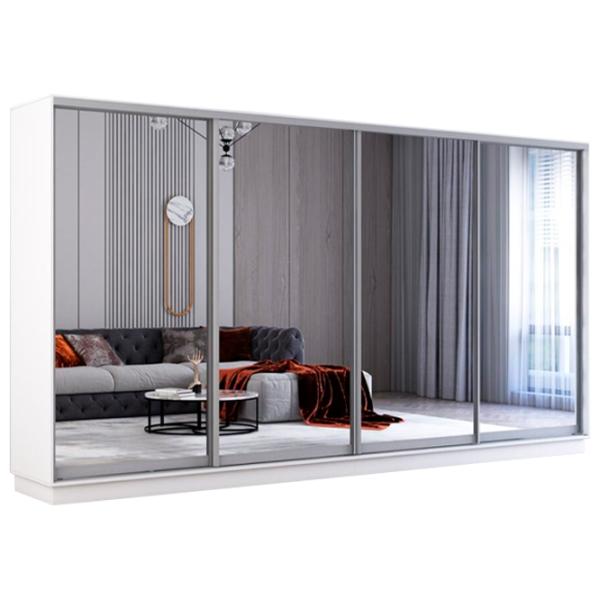 Шкаф Mobildor-Lux Fox 370 x 60см x 220 / ЛДСП / Белый photo 1