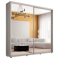 Шкаф Mobildor-Lux Compact 220 x 45см x 220 / ЛДСП / Светло серый