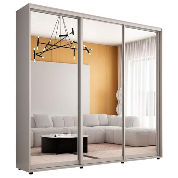 Шкаф Mobildor-Lux Compact 260 x 45см x 220 / ЛДСП / Светло серый photo 1