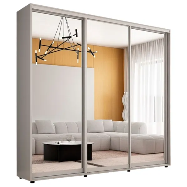 Шкаф Mobildor-Lux Compact 270 x 45см x 220 / ЛДСП / Светло серый photo 1