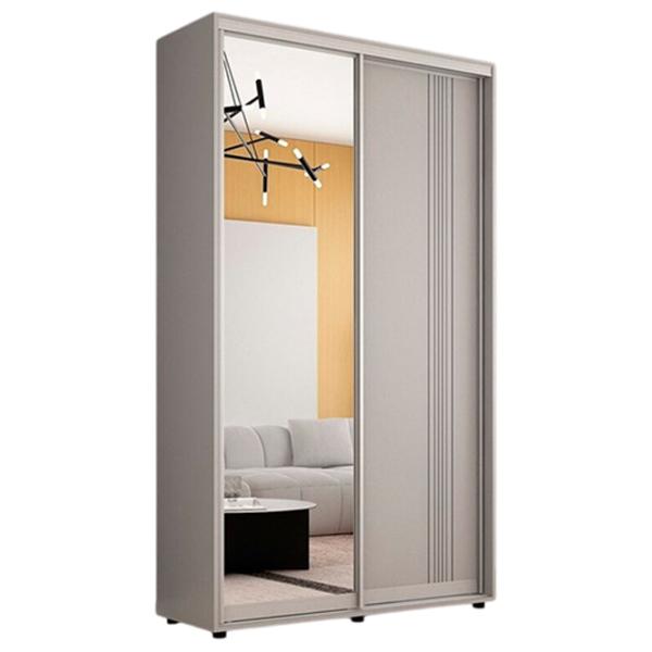 Dulap Mobildor-Lux Compact 130 x 45 x 220 / PAL / Gri deschis photo 1