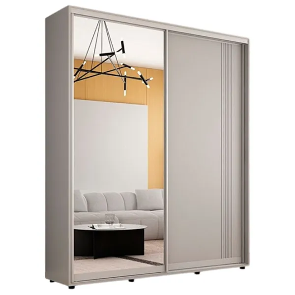 Dulap Mobildor-Lux Compact 220 x 45 x 220 / PAL / Gri deschis photo 1