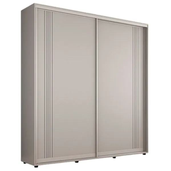 Dulap Mobildor-Lux Compact 220 x 45 x 220 / PAL / Gri deschis photo 1
