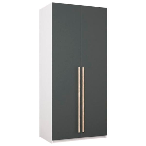 Шкаф Mobildor-Lux Smart-Home 90 x 56см x 200 / ЛДСП / Белый - Антрацит photo 1