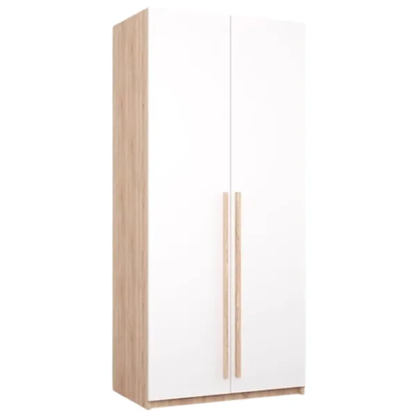Шкаф Mobildor-Lux Smart-Home 90 x 56см x 200 / ЛДСП / Дуб сонома - Белый photo 1