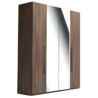 Шкаф Indart 01 180 x 55см x 225 / ЛДСП / Коричневый 