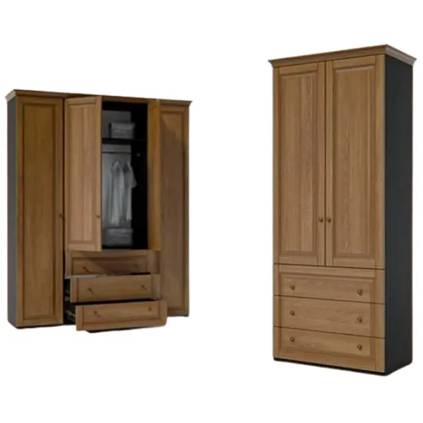 Шкаф Indart Modul 11 90 x 55см x 225 / ЛДСП / Brown photo 1 Шкаф Indart Modul 11 90 x 55см x 225 / ЛДСП / Brown photo 1