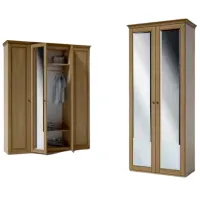 Шкаф Indart MODUL 09 90 x 55см x 225 / ЛДСП / Brown