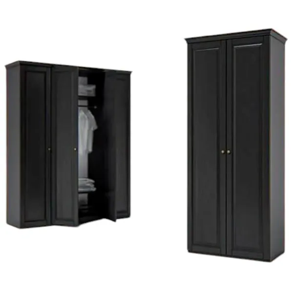 Шкаф Indart MODUL 05 90 x 55см x 225 / ЛДСП / Black photo 1 Шкаф Indart MODUL 05 90 x 55см x 225 / ЛДСП / Black photo 1