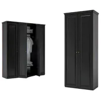 Шкаф Indart MODUL 05 90 x 55см x 225 / ЛДСП / Black