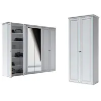 Шкаф Indart MODUL 04 90 x 55см x 225 / ЛДСП / Black