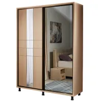 Шкаф Ambianta Rio 140 x 58см x 224 / ЛДСП / Кремона