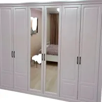 Шкаф Alfa Mobila Romance 1526 300 x 60см x 230 / ЛДСП / White