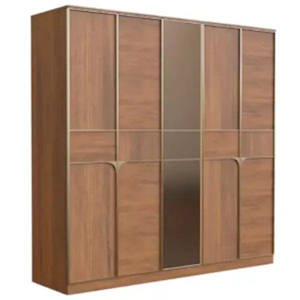 Шкаф Dogtas Gold 251.3 x 60.8см x 217.2 / ЛДСП / Brown photo 1