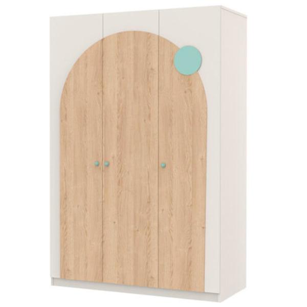 Шкаф Dogtas Wardrobe  x 60.2см x 202.7 / ЛДСП / White photo 1