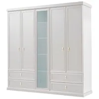 Шкаф Dogtas Lorenta 227.1 x 62.2см x 225.8 / ЛДСП / Антрацит