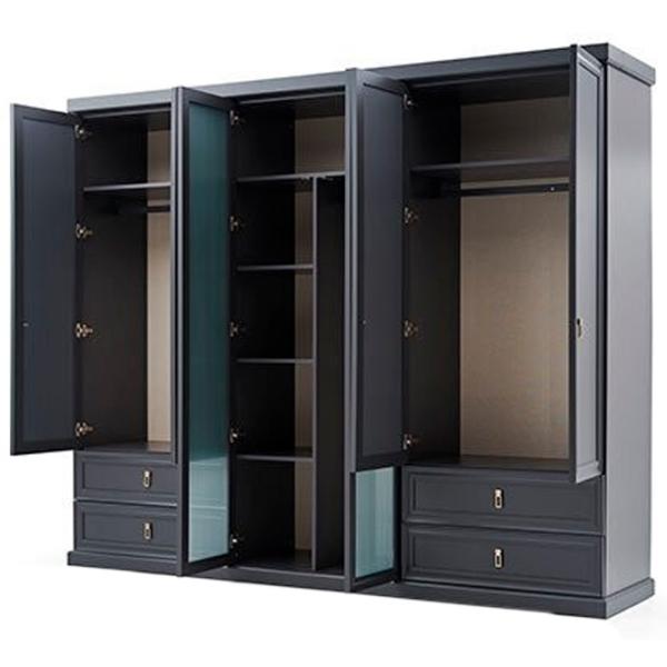 Dulap Dogtas Lorenta 271.4 x 62.2 x 225.8 / DSP / Antracit photo 1