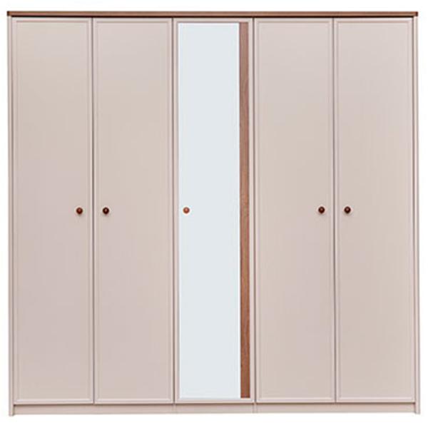 Шкаф Dogtas Margo 227.7 x 62.6см x 220 / ЛДСП / Бежевый photo 1