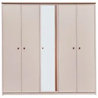 Шкаф Dogtas Margo 227.7 x 62.6см x 220 / ЛДСП / Бежевый