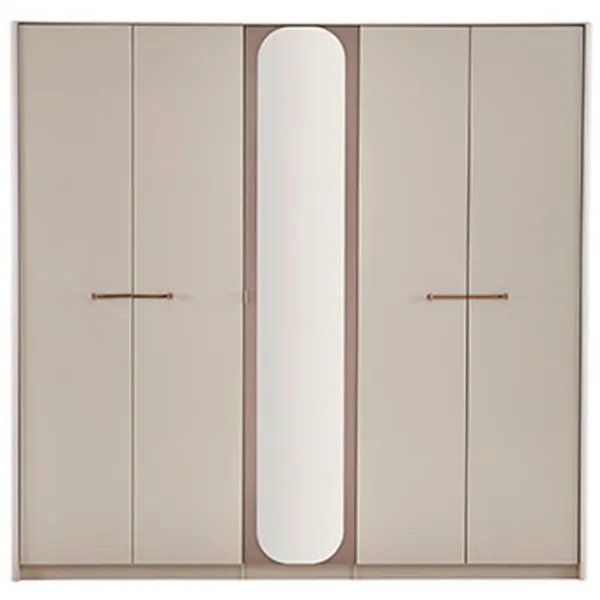 Шкаф Dogtas Milena 225.7 x 60.8см x 218.7 / ЛДСП / Кремовый photo 1