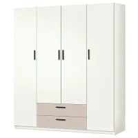 Шкаф Modern Andi 160 x 49см x 206 / ДСП / Белый