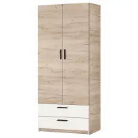 Шкаф Modern Andi 80 x 49см x 206 / ДСП / Дуб крафт серый
