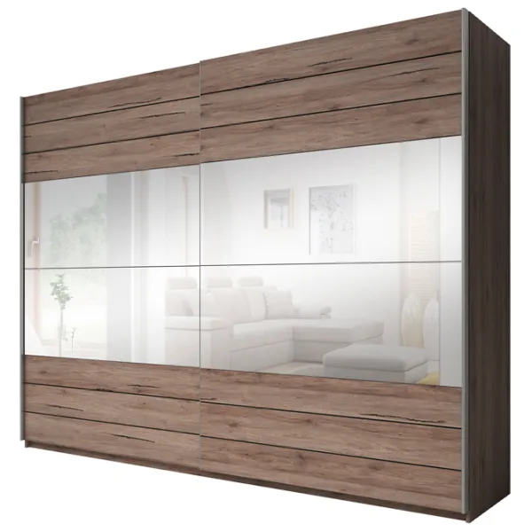 Dulap Helvetia Galaxy 24M0EA59 270 x 61 x 210 / PAL / Stejar Sanremo Întunecat photo 1