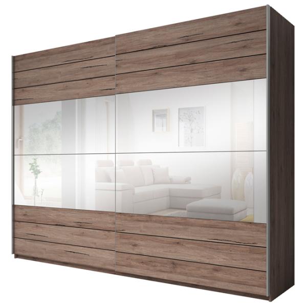 Dulap Helvetia Galaxy 24M0EA59 270 x 61 x 210 / PAL / Stejar Sanremo Întunecat photo 1