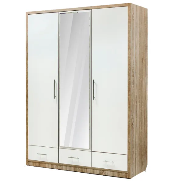 Dulap Confort Irina 2-03 155 x 55 x 210 / Lemn / Maro photo 1 Dulap Confort Irina 2-03 155 x 55 x 210 / Lemn / Maro photo 1