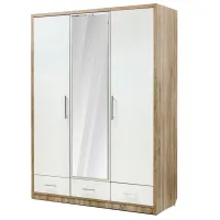 Dulap Confort Irina 2-03 155 x 55 x 210 / Lemn / Maro